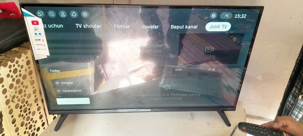 Tilvezor Samsung 35 Dyagnali Smart Yangi 1 Oylik