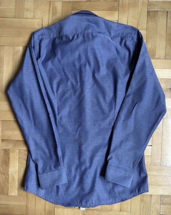 Cămașă Benvenuto Purple Premium Slim Fit Bumbac Bărbați - M (40)