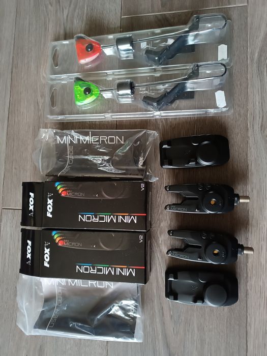 FOX комплект за шаранджийски риболов – въдици, макари, сигнализатори.