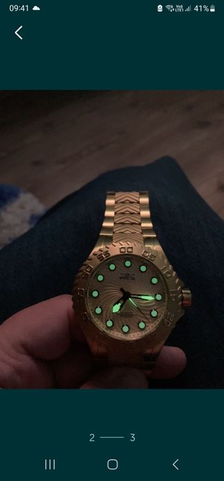 .invicta gold automatic   original