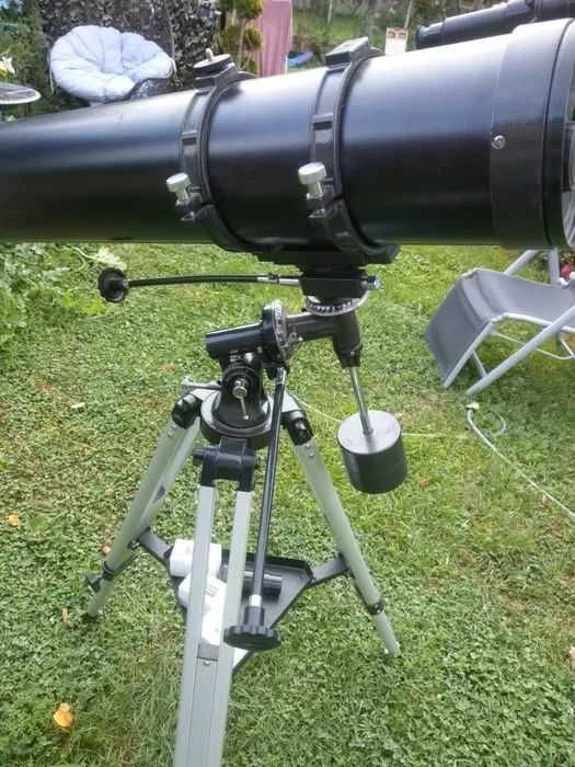 Телескоп 114, 130, 152 мм ПЪЛЕН КОМПЛЕКТ с EQ монтировка, МОЖЕ С МОТОР