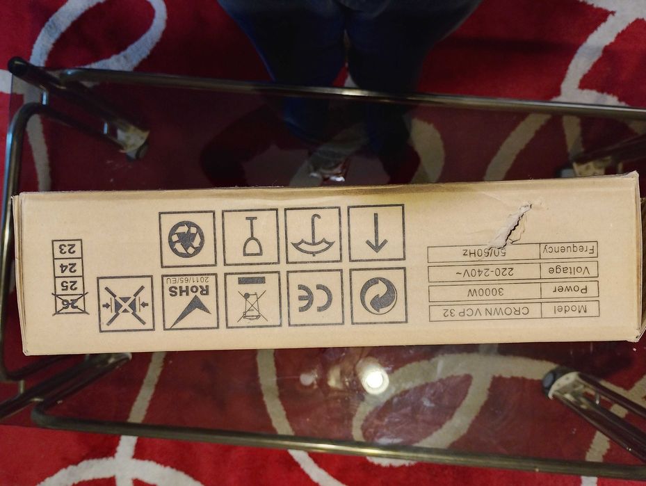 Стъклено керамична нагревателна плоча за вграждане двойка