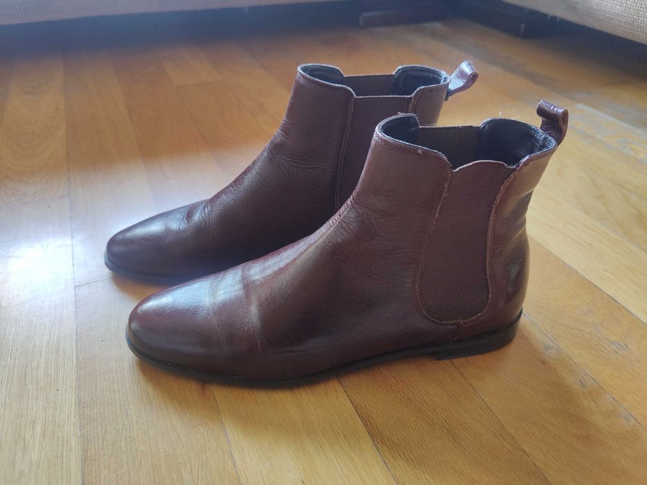 Botine piele Zara mărimea 41