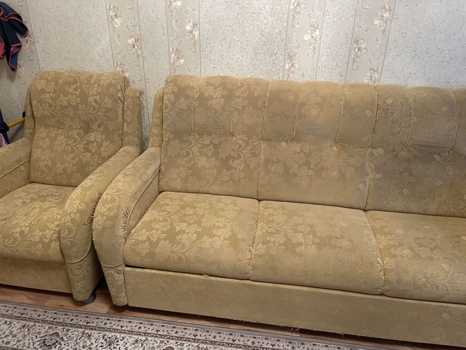 Продам кресло и диван