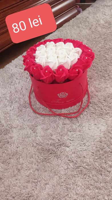 Arajament elegant din trandafiri de săpun