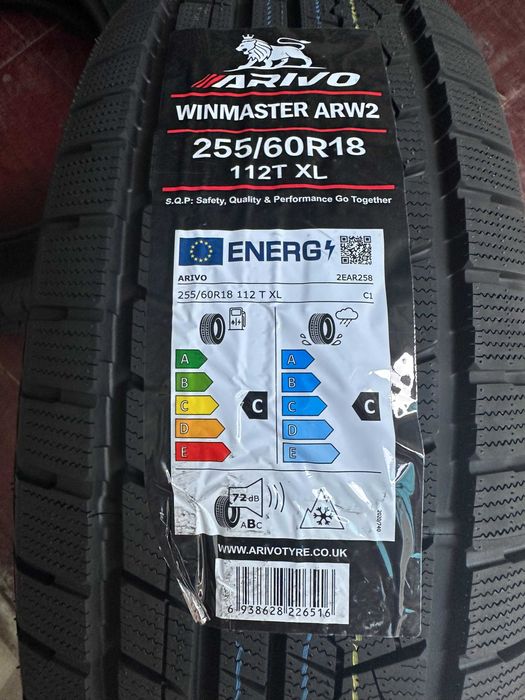 Нови Зимни Гуми ARIVO WINMASTER ARW 2 255/60R18 112T XL НОВ DOT