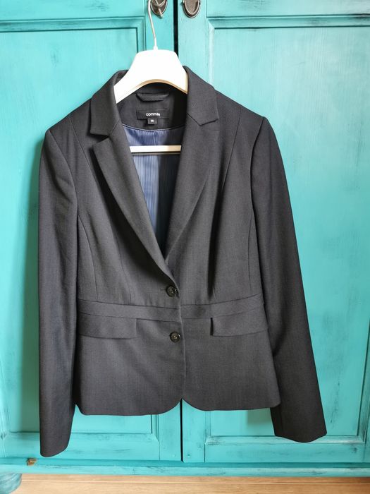 Sacou cambrat bleumarin