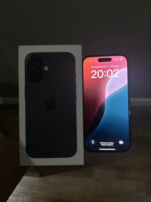Iphone 16 128гб в черном