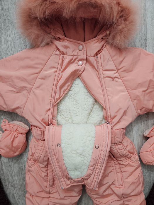 Комбинезон  зимний на девочку 80р.