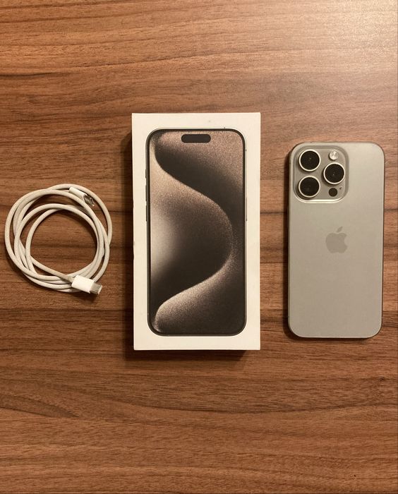 Iphone 15 pro 128 GB Silver in garantie