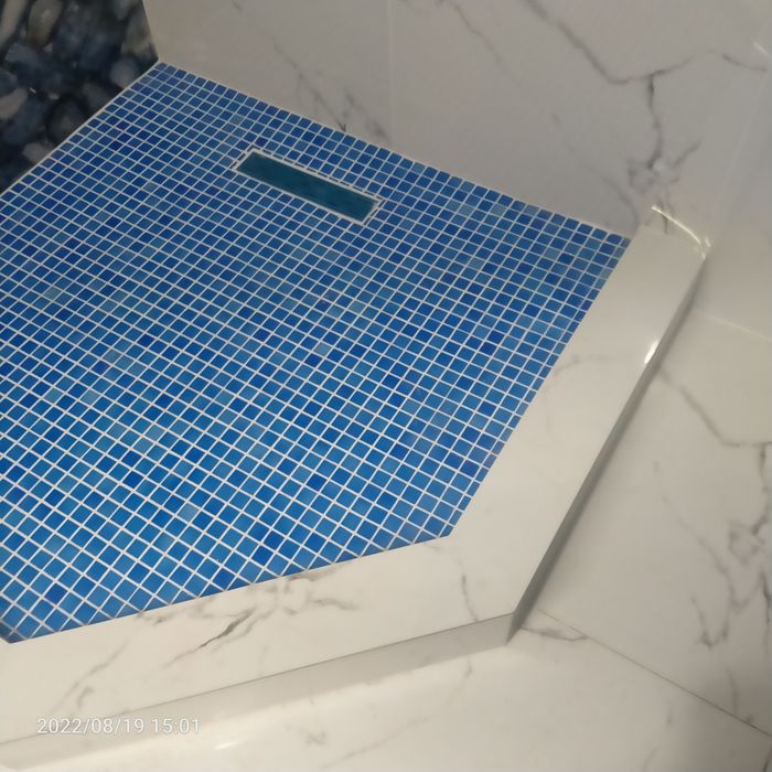 Кладка кафеля...