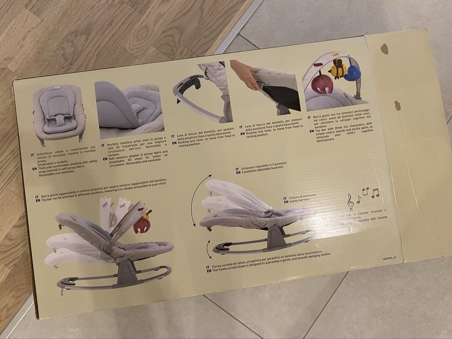 Scaun/balansoar bebelus Inglesina Lounge ca nou