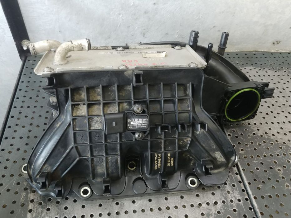 galerie admisie cu radiator racire 1.4 tsi cax vw golf 6 03c145749b 03c129711ad