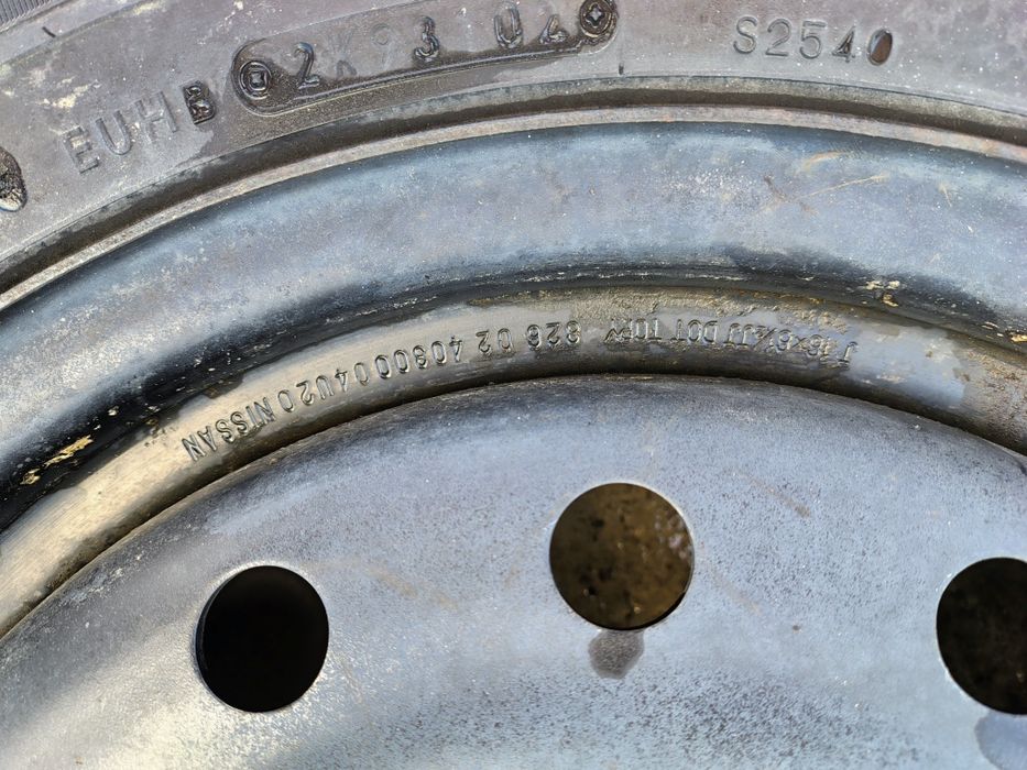 Roata rezerva Nissan duster 1 kia\hyundai\mitsubishi