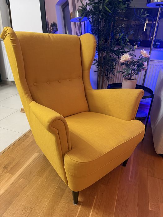 Fotoliu galben IKEA STRANDMON