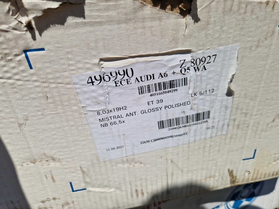 Продавам джанти BORBET 19-ки