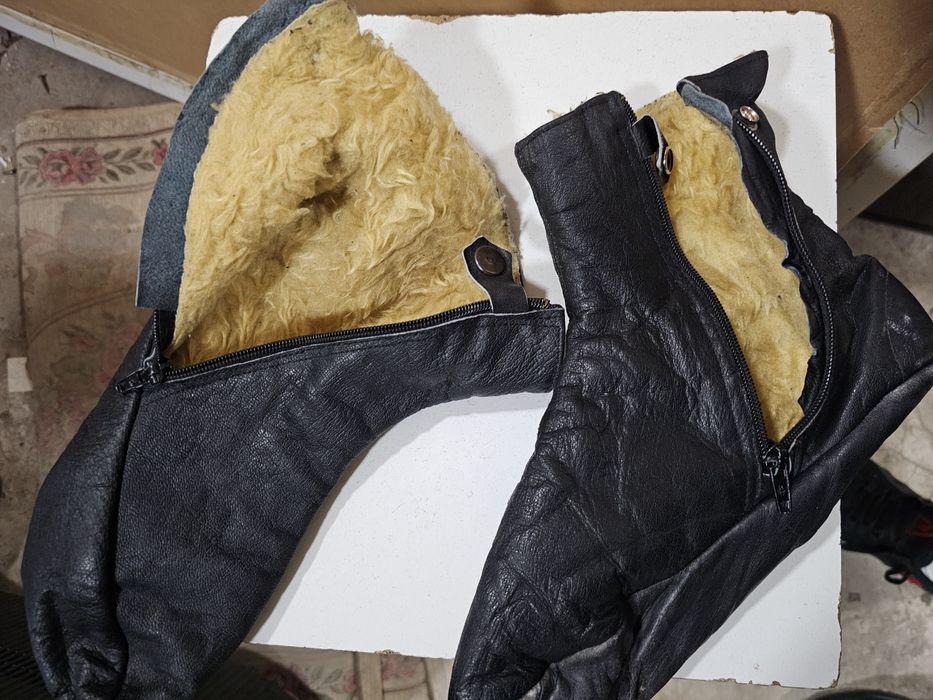 Кожаные натуральные носки