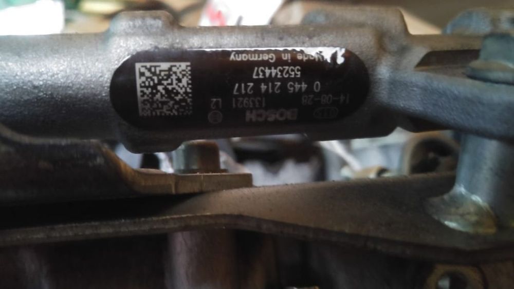 Rampa injectoare 1.3 d multijet 199b4000 fiat punto 0445214217