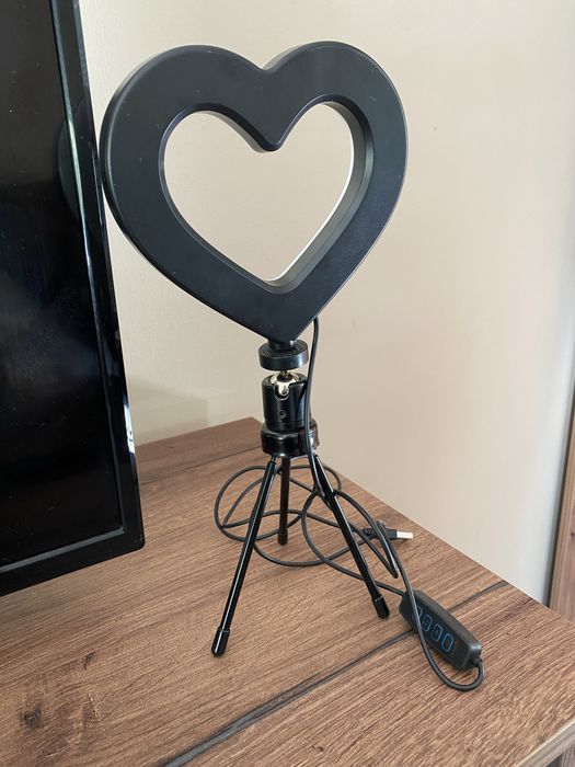 LED selfie ring лампа сърце