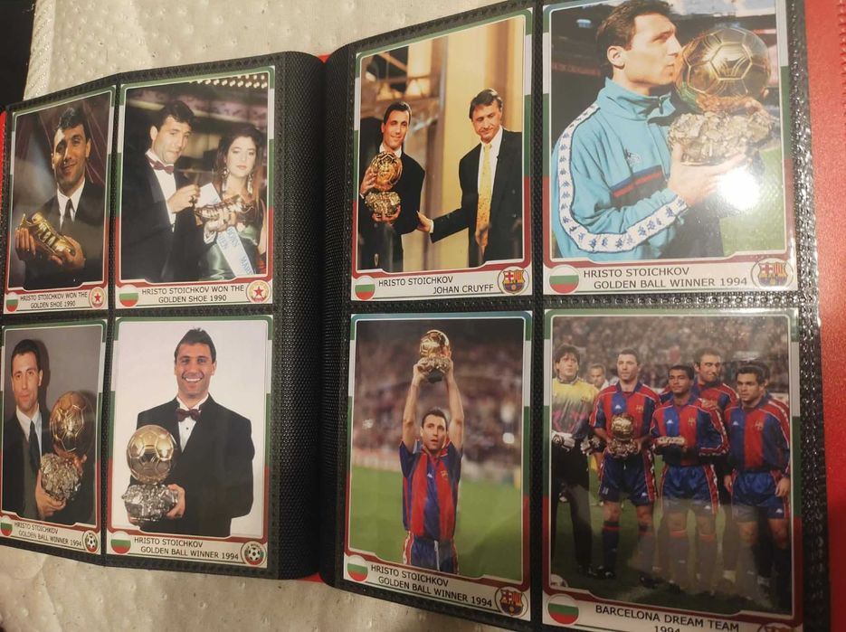 За колекционери: албум със 160 снимки на Христо Стоичков