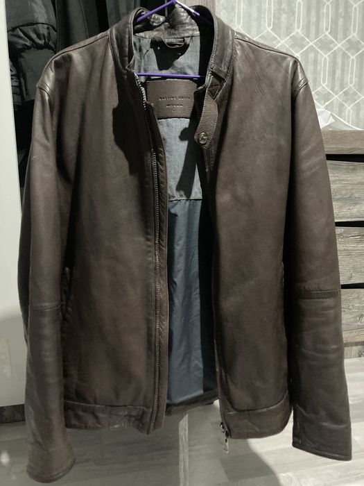 кожанная куртка Massimo Dutti