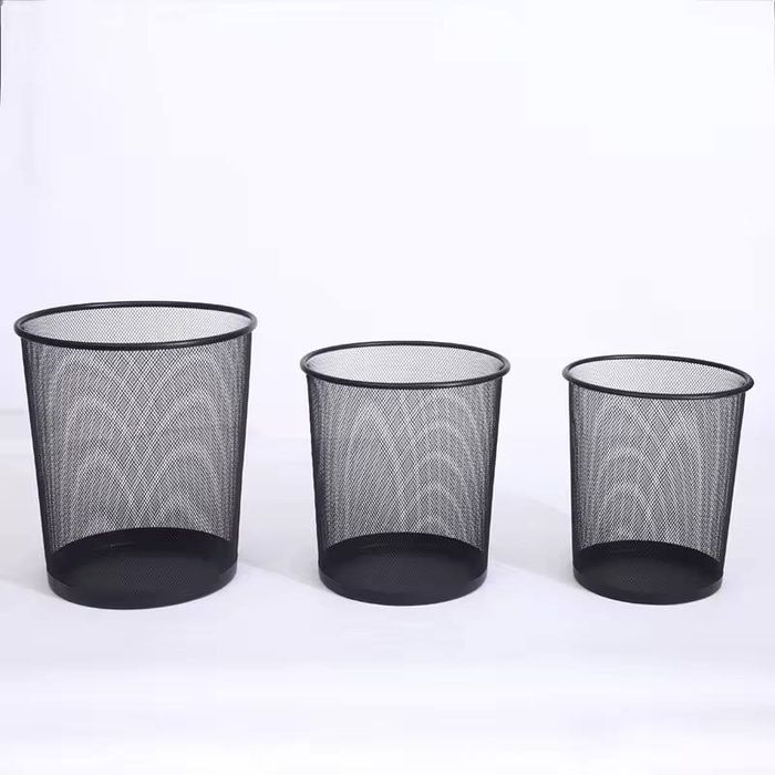 Корзина для мусора сетчатая металлическая, набор 3 размера
