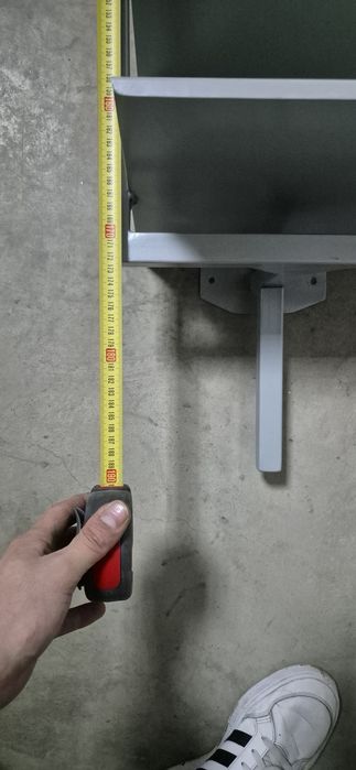 Метален стелаж за обувки: 190х34х35 см.