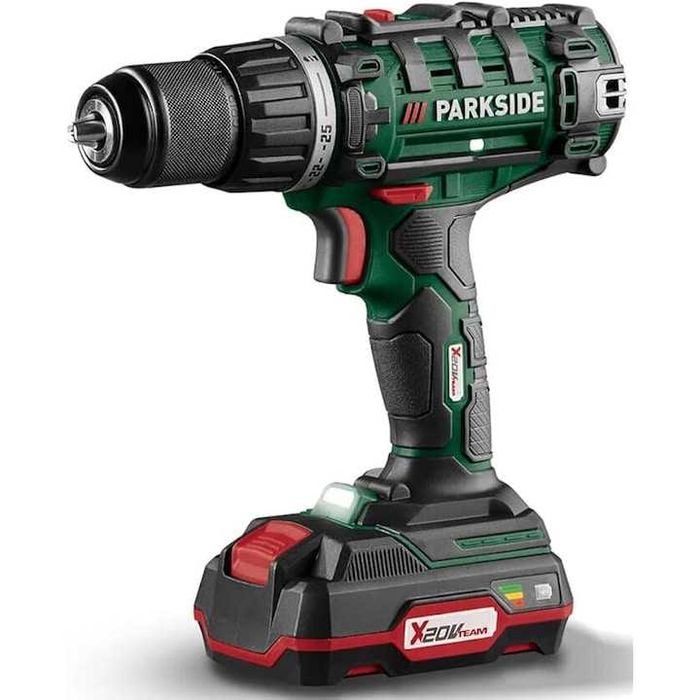 Пълен комплект винтоверт PARKSIDE PABS 20-Li F7 - нов/запечатан/- 5бр.