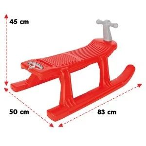 Sanie cu maner detasabile, din plastic, 83 cm lungime
