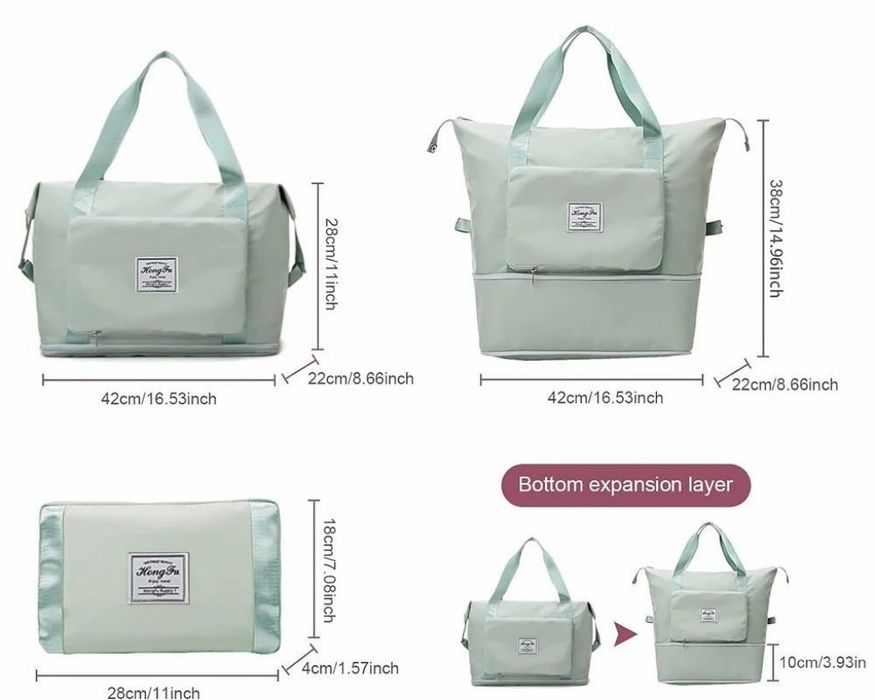 Чанта с уголемяващо се дъно