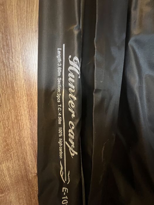 Set 4 Lansete WindBlade Hunter Crap 3.6 + 4 Mulinete SAIMINO GH 10000