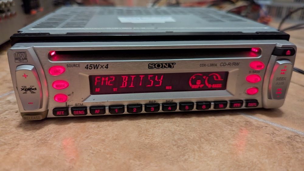 Cd player auto Sony CDX-L380X