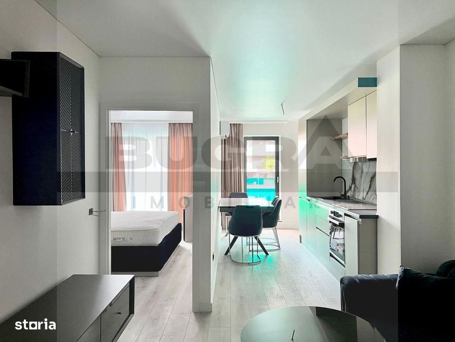 Apartament 2 camere modern, prima inchiriere, garaj, zona Golden Tulip — fotografia 3