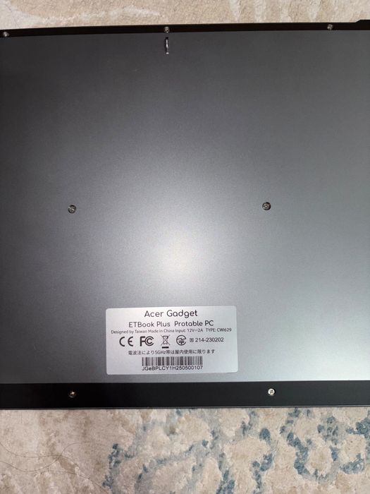 Ноутбук Acer Gadget E10 Plus