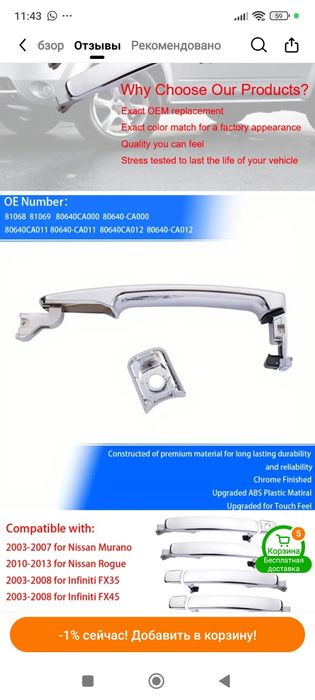 Дверные задание ручки