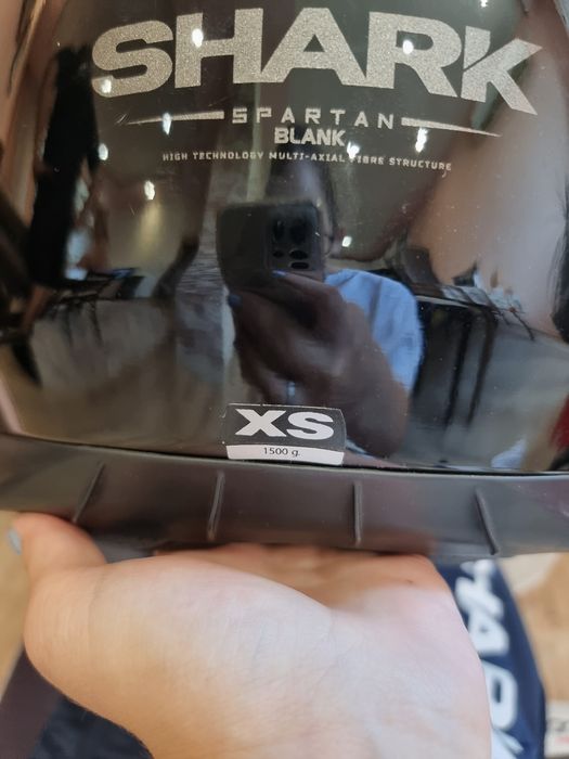 Каска SHARK Spartan blank black xs