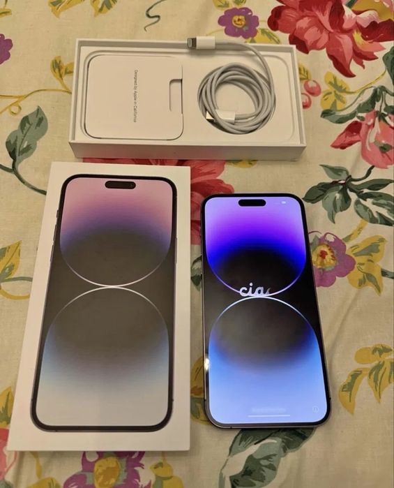 iPhone 14 Pro Max 128GB Purple 10/10 X XS 11 12 13 15 16 Samsung S A