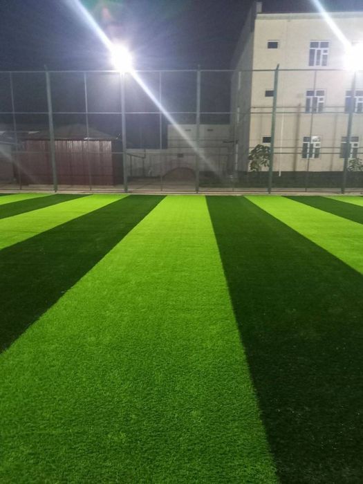 Suniy gazon VA zabor o'rnatish