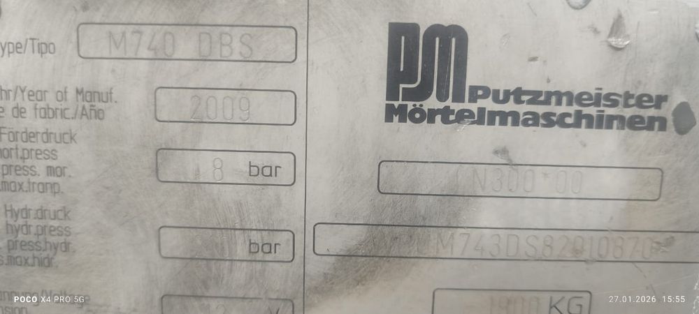 Продам Putzmeister 740