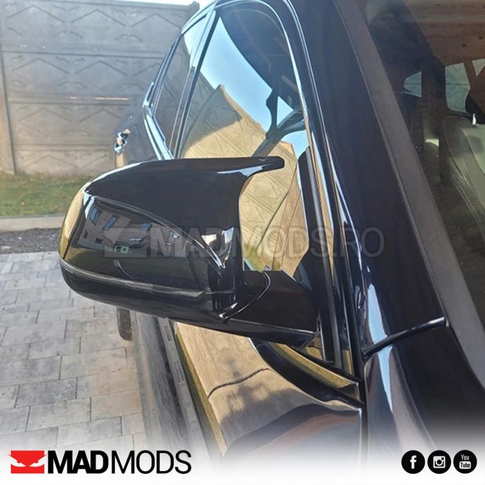 Set capace oglinzi M BMW X3 G01 iX3 X4 G02 X5 G05 X6 G06 X7 G07, Negru