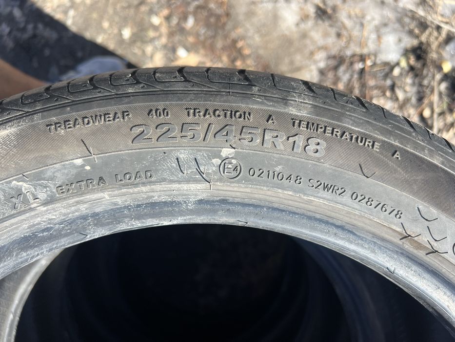 Продам шины  летние 225/45/18