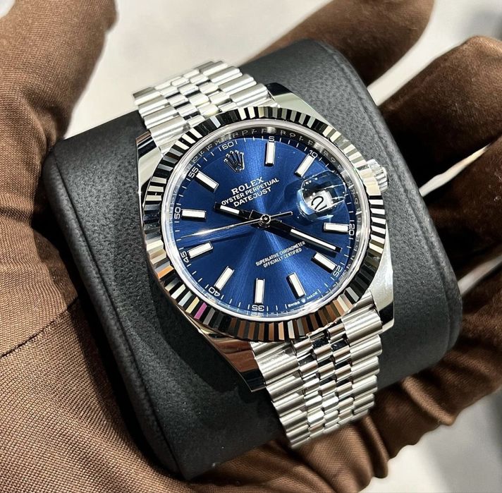 Rolex Date-Just 41mm Blue Dial ETA 3235
