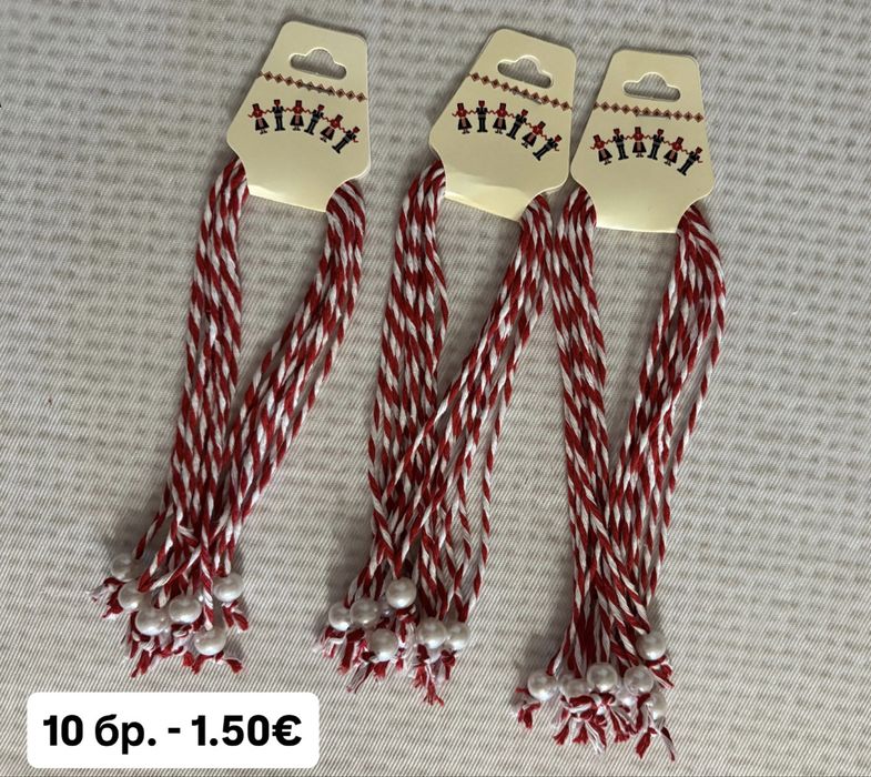 Ръчно изработени мартеници - различни модели