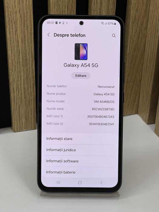 Samsung A54 128Gb 8Gb ram Garantie / Factura #61809