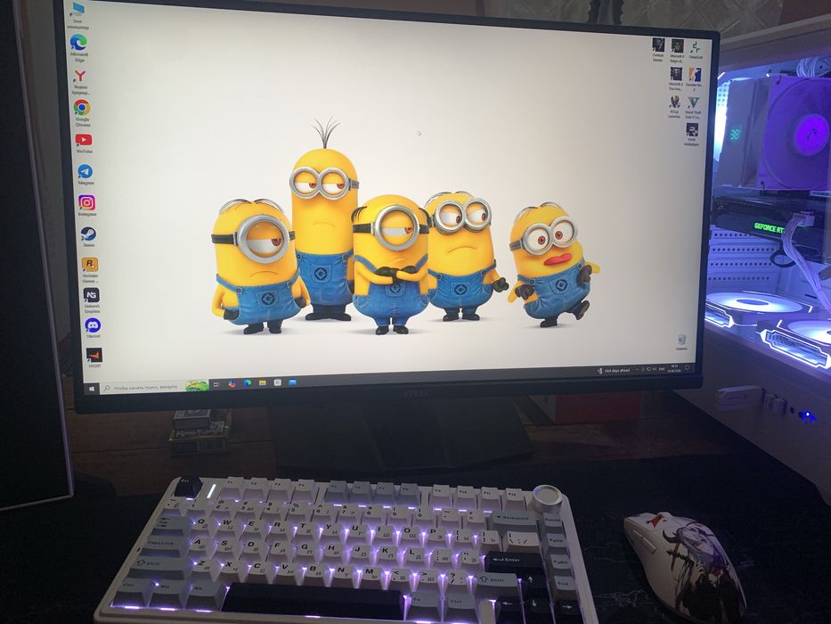 Monitor MSI 27" 4K 144hz Dual Mode
