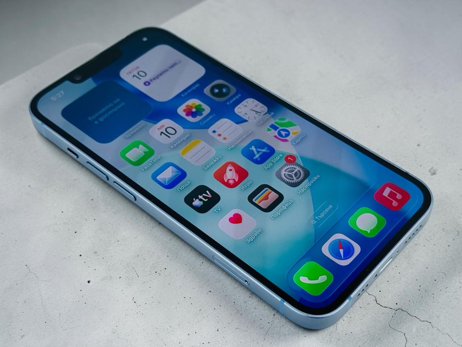 Apple iPhone 14 128GB Blue 100% Батерия! Гаранция!