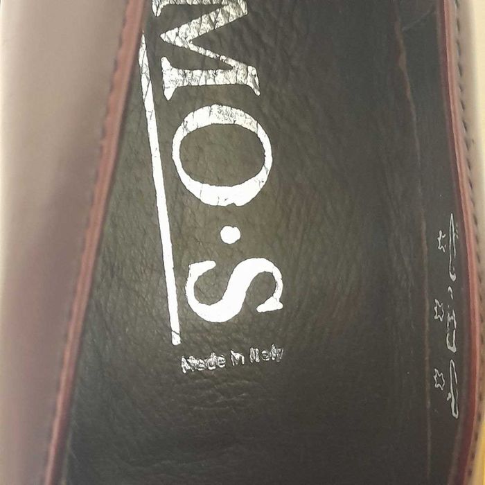 MO.S burgundy loafers / 43 / Made in Italy / Итальянские туфли лоферы