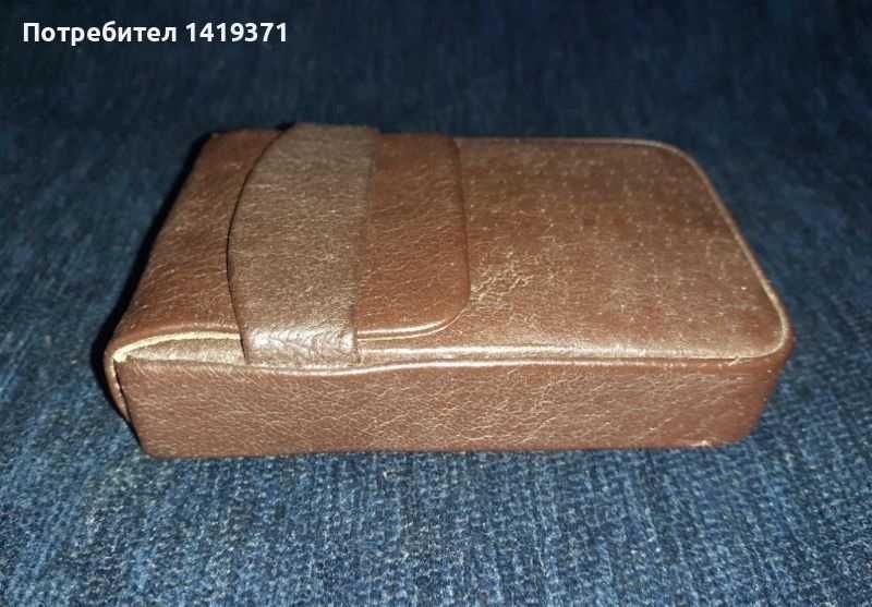 Кожен калъф за цигари от естествена кожа