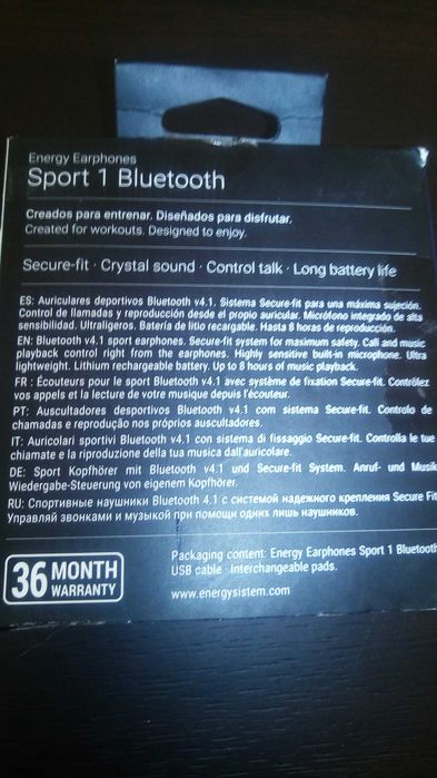 Слушалки Energy Sistem Sport 1