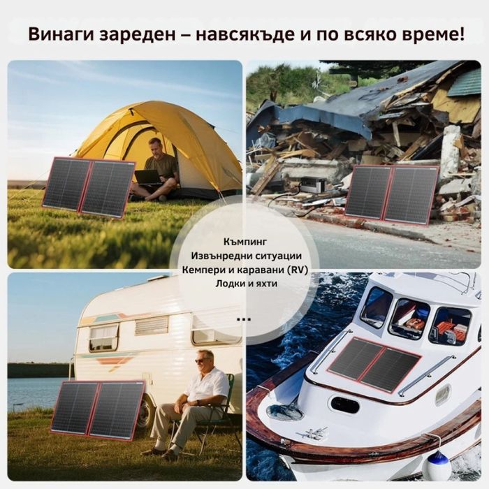 Преносим соларен панел DOKIO – надеждна енергия навсякъде